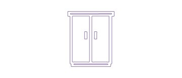 2 Door Wardrobe