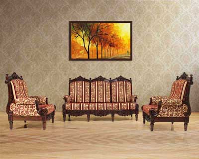 Kasarado Carving Settee