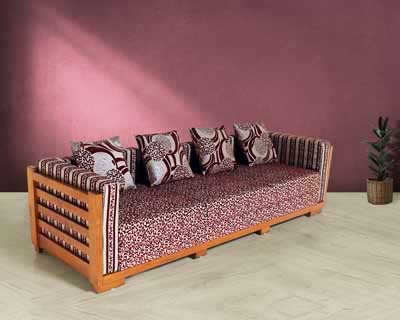 New Runway Sofa 3 Seater Teak Color