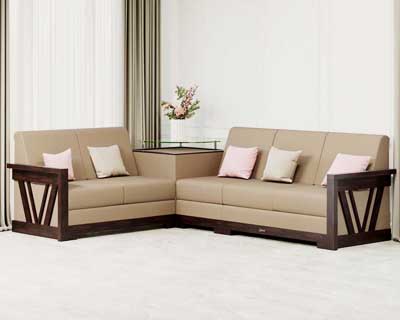 V Drastic L Shape Sofa