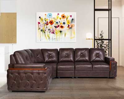 Hickory L Shape Sofa