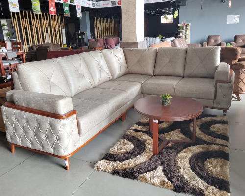 Orlando Sofa Corner[Teak Colour]