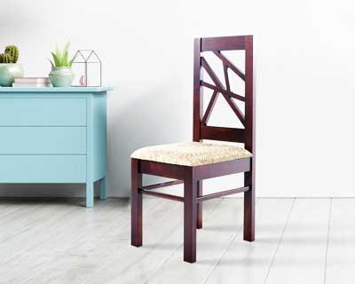 Odyssey Dining Chair In Mahogany Matt Finish Honey Gold