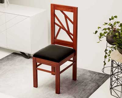 Odyssey Dining Chair In Mahogany Matt Finish Teak Color