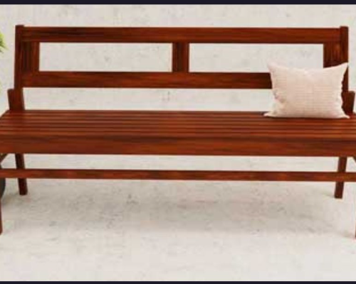 Instead Three Seater Chair (Seat Wood,Charu Wo