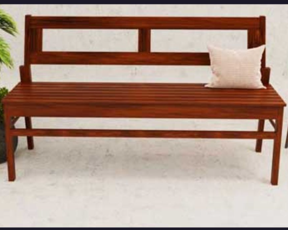Three seater wooden chair clearance