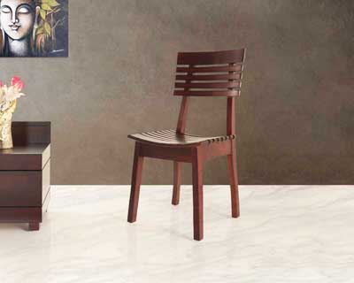 Miracle Dining Chair In Mahogany Honey Gold Matt Finish
