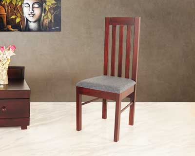 Fiyanz Dining Chair In Mahogany Chcoc Matt Finish