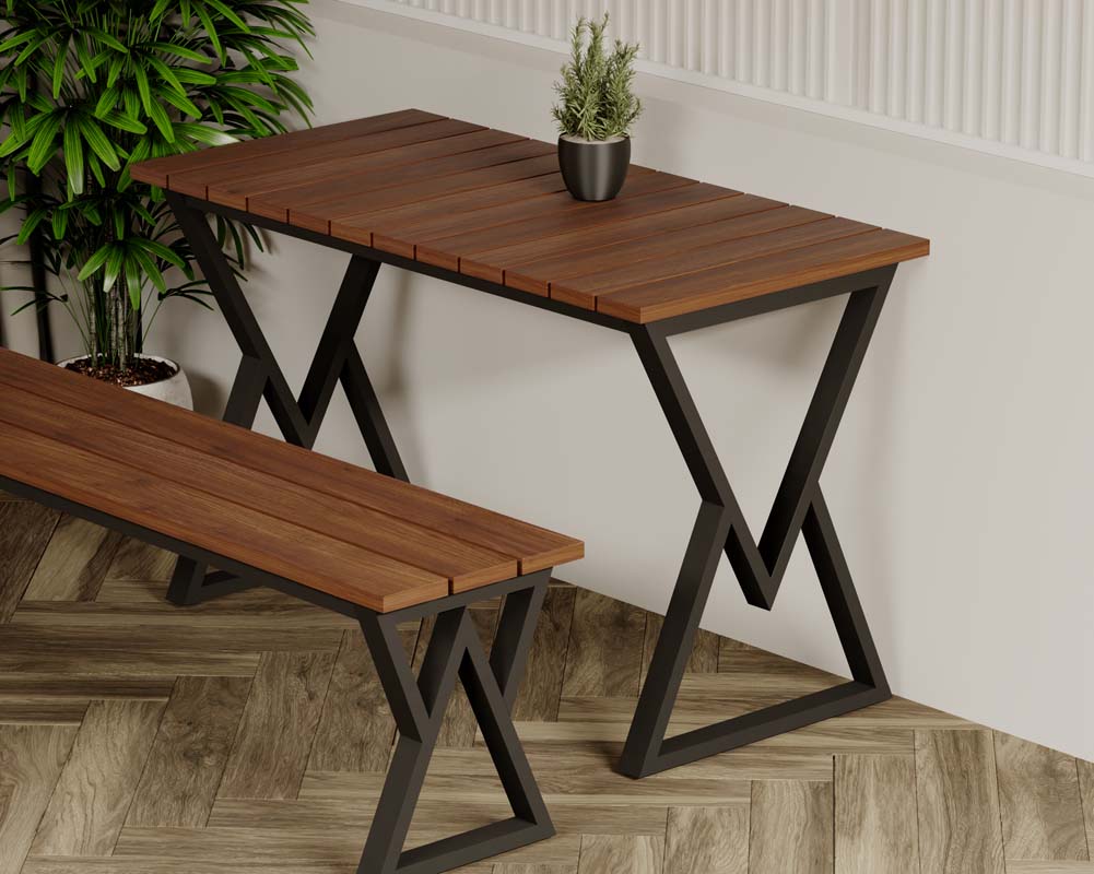 V Mode Metal Leg (4X2) Discussion Table