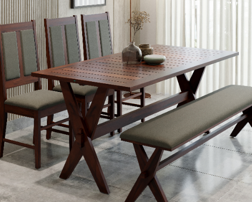 6X3 Hudson Table [Top Reapar][Choco Satini Semi Ma
