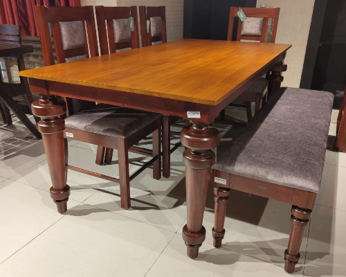 6X3 -017 Laith Table [Honey Gold Top Rubber]