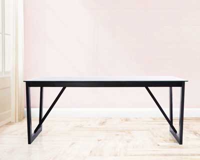 V Model 6 Seater Dining Table
