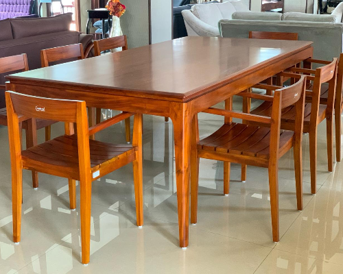 Dining Table [Top Palaka][Apple Cart Finish]