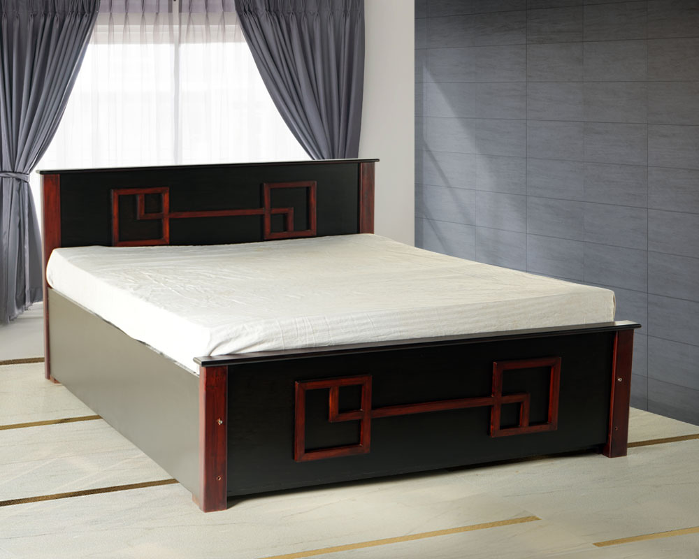 5 Feet Nodi Banbury Box Storage Cot (Honey Gold)