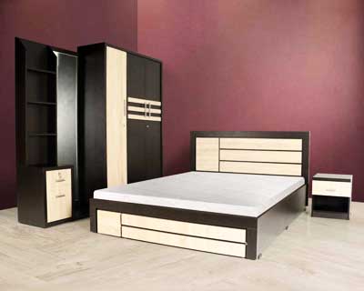 Cot+3 Door Wardrobe+Dressing+Cot Box[Vlnrs01]