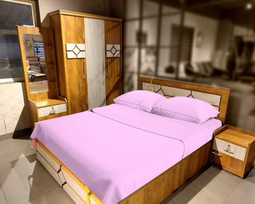 Cot+Dreesing Table +3 Door Wardrobe+Cot Box[Vlbrs0