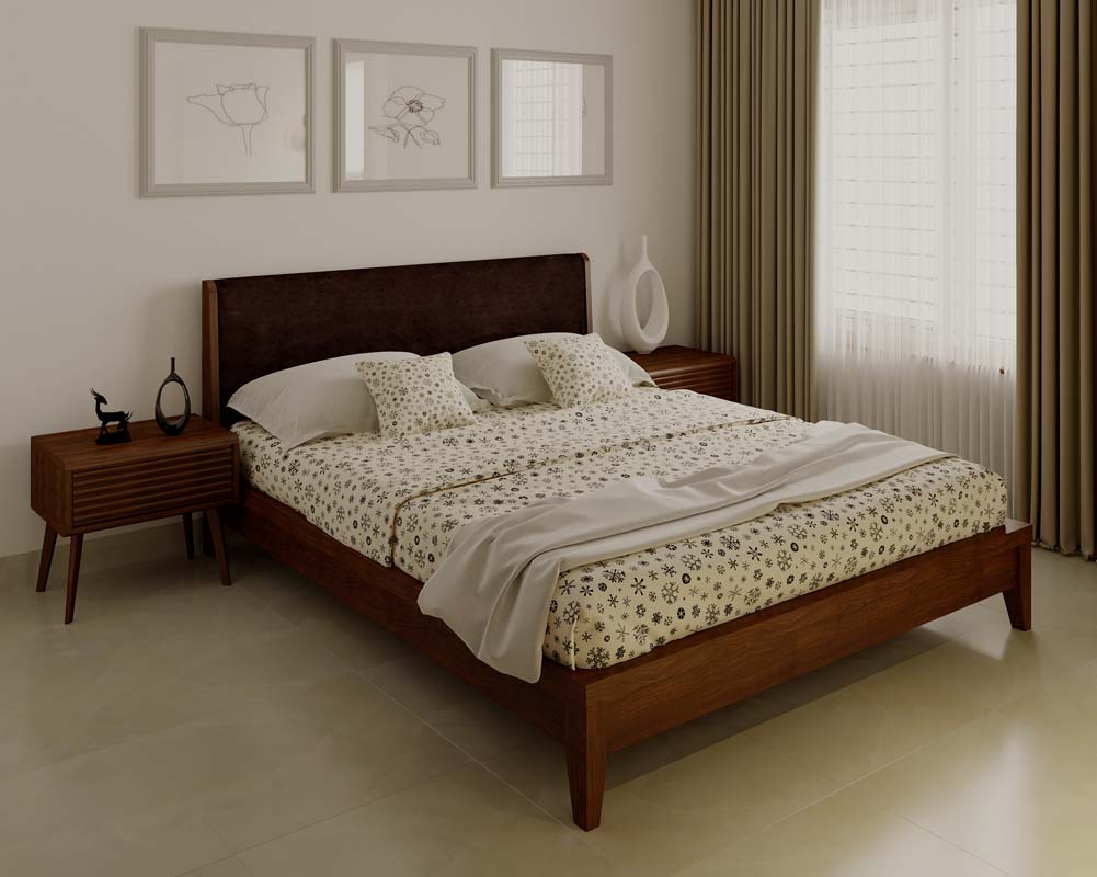 Santander Mahogany Queen Size Cot