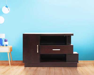 Right Dear Dressing Table (Choco Satini Mat)(50-50