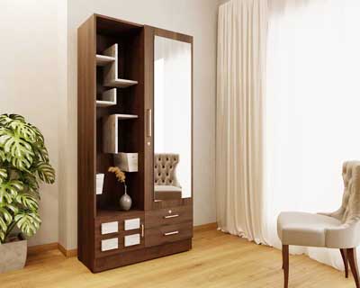 Syric Dressing Cabinet In Engineered Wood Matt Finish