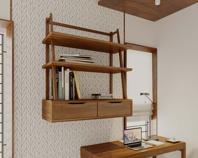 Sabadell Mahogany Book Shelf