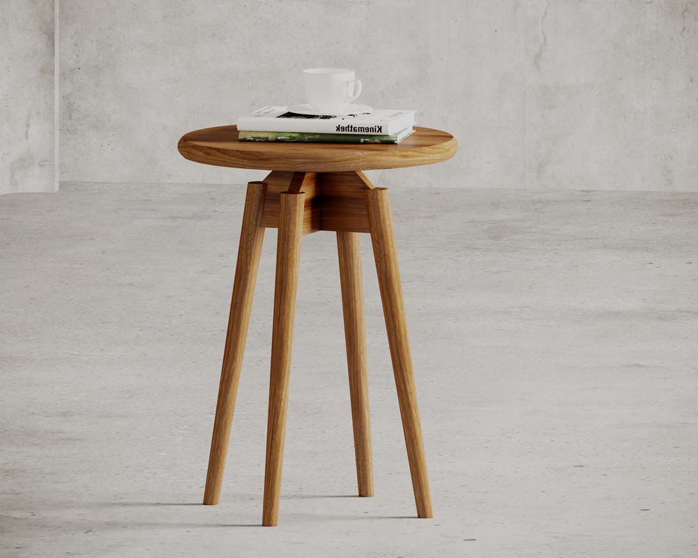 Zaragoza Teak Wood Living Side Table